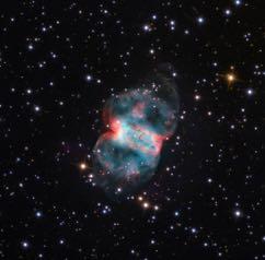 Nebulosa M 76 Detta anche Nebulosa a manubrio piccola, nella costellazione del Perseo, distante 2.500 a.l. circa.