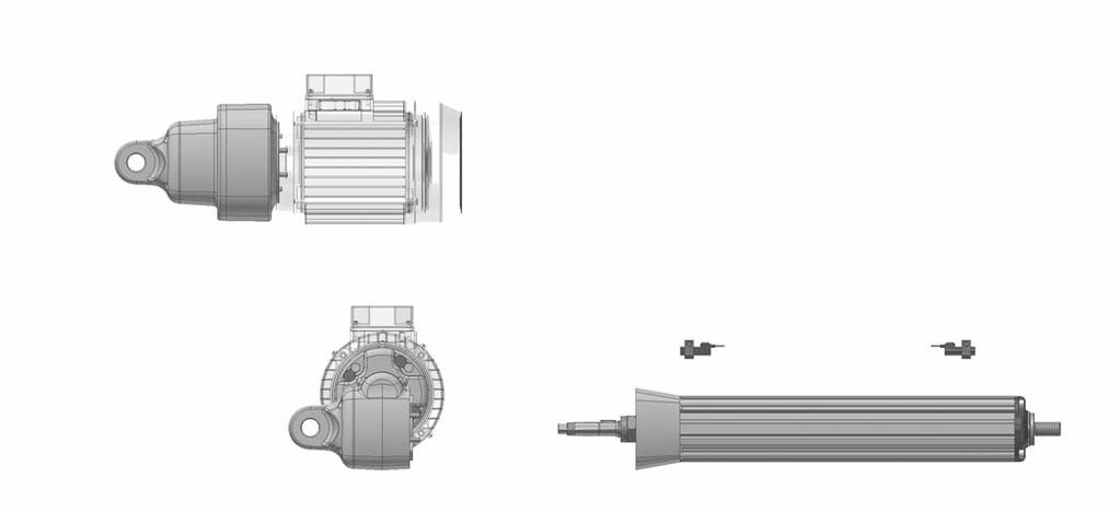 A.C. IP55 standard - IP65 a richiesta Motore C.C. IP54 standard - IP55 a richiesta Temperatura di funzionamento -1 C +6 C Impiego intermittente S3 3% (5min) a +3 C per versione a stelo vite trapezia