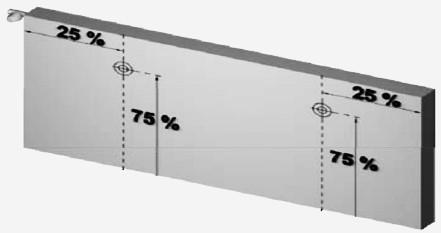 CASI PARTICOLARI > Altezza del radiatore < 470 mm =