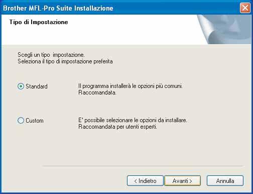 Installazione driver e software Windows 5 Dopo aver letto e accettato il Contratto di licenza di ScanSoft PaperPort 9.0SE, fare clic su Sì.