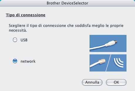 Punto 2 Installazione driver e software 10 Inserire accuratamente il cavo di rete nella canalina come mostrato di seguito, disponendo il cavo intorno e verso il lato posteriore dell'apparecchio.