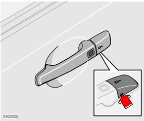 Serrature e allarme antifurto Avviamento senza chiave (optional) il pulsante READ è stato premuto. Non lasciare mai i telecomandi nell automobile.
