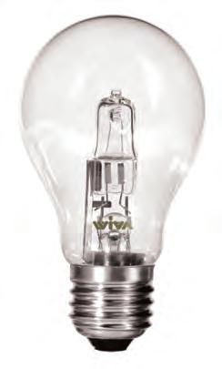 Lampade ad alogeni a tensione di rete in classe C GOCCIA CODICE WATT VOLT ATTACCO LUMEN CL. ENERG. EQ. INC.