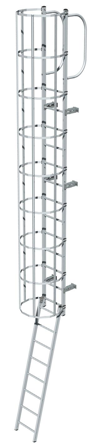 Sistemi anticaduta Scale 6 A Le scale Le scale vengono realizzate con moduli in alluminio completi di montanti verticali e pioli antiscivolo.
