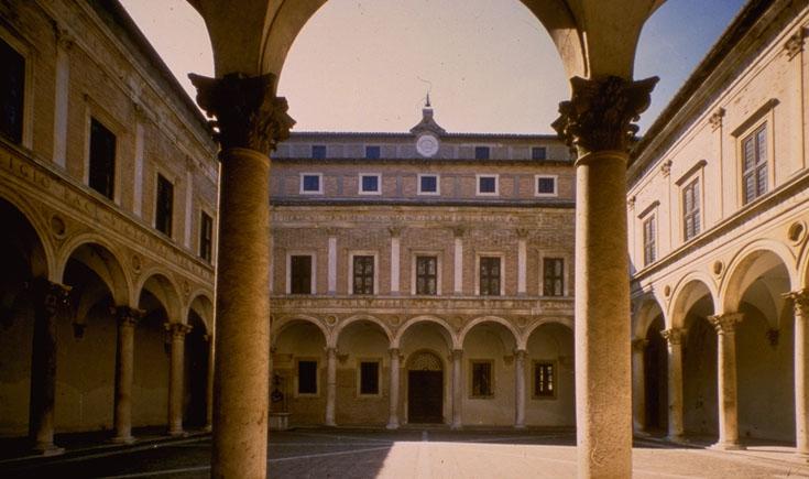 Laurana, Palazzo ducale, Urbino, dal 1464: vista