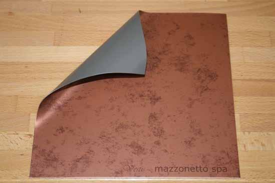 Faccia B: Vernice in tinta I laminati