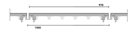 SEZIONE TRASVERSALE Campo di applicazione - coperture inclinate; - copertura curve; - rivestimenti di facciata.