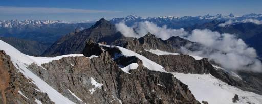 Panorama dalla cresta sommintale