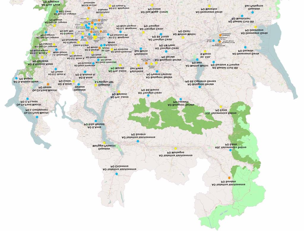 alte specialità Strutture sanitarie sede di Dipartimento