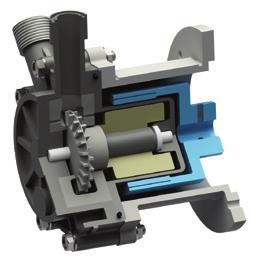 POMPE A TURBINA A TRASCINAMENTO MAGNETICO POMPE A TURBINA A TRASCINAMENTO MAGNETICO Nelle pompe a turbina a trascinamento magnetico, il magnete esterno è montato direttamente sull albero motore e