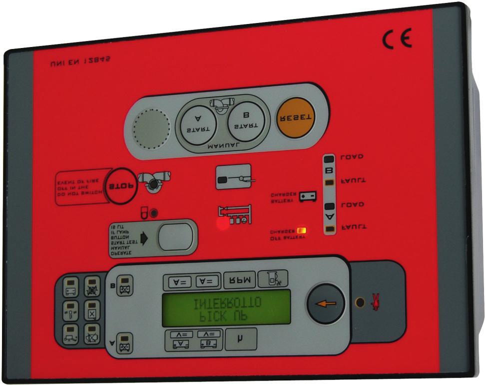 CENTRALINA COMANDO E CONTROLLO MOTOPOMPA ANTINCENDIO Conforme alla norma UNI EN 12845 Dimensioni(LxHxP) mm 243x170x62 C-12845-485 C-12845/1200 Realizzata per allestire quadri per avviamento MOTOPOMPA.