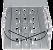 KLO Canali da cablaggio Wiring ducts 1 3 4 Caratteristiche Tecniche Technical Features Canale in PVC e PC-S senza alogeni Trunking of PVC or PC-S halogen-free