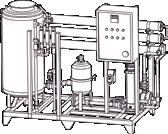 Gli impianti ad osmosi inversa serie ROA sono desalinizzatori ad uso industriale con portate da 500 a 5000 lt/h.