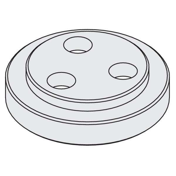 RICAMBI SPARE PARTS Flange per mandrini con albero portafres - Maschio Steel flange for chucks with arbor - Male 992.560.