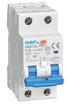 INTERRUTTORI M/T DIFFERENZIALI Serie DIFNB2 Interruttori magnetotermici differenziali in esecuzione modulare per fissaggio su guida DIN Funzione di protezione di linee contro sovraccarichi e