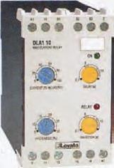 RELÈ DI PROTEZIONE AMPEROMETRICI Serie DLA Fissaggio su guida Din DLA24 DLA110 DLA220 Tipo di controllo Corrente nominale Alimentazione Sistema monofase - massima corrente AC/DC reset
