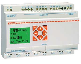 (lth) LRE08RA240 100 240V AC 4-4 Digitali Relè - 8A (lth) ACCESSORI LRXP01 Pannello operatore di interfaccia HMI RS232/RS485 Modbus - RTU Master Alimentazione