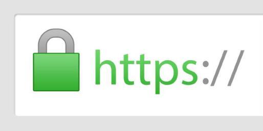 IMPORTANTE: I siti sicuri (quelli da usare per dati riservati o pagamenti on-line) devono operare con il protocollo HTTPS invece di HTTP.