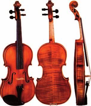 ..7 Violini di 2 livello -Fondo e fasce in Acero -Tavola armonica in Abete -Manico Abete rosso -Tastiera Ebano -Archetto in legno brasiliano -Astuccio standard ultra leggero -Accessori compresi