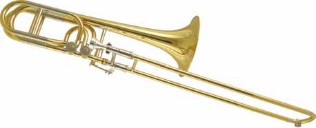 459 ) Custodia Wisemann Premium DTB-800 Professional Model Trombone Basso Intonazione: Sib/Fa/Re Finitura Ottone laccato Slide interno in Nickel Silver Campana