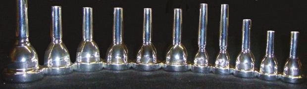 ACCESSORI 39 Bocchini per ottoni Silver Plated - Serie Standard 980003 Bocchino per Tromba,
