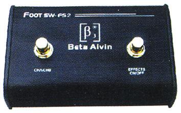 BETA AIVIN 47 FS-2 Foot switch (jack) Permette di selezionare i canali A/B sugli ampli mod. G-65R/G-110R e compatibili. EQ chan. switch per il mod.b-110.