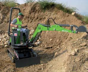 manualmente in con nuo. È compa bile con il sistema di aggancio rapido.