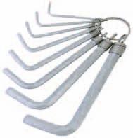 Chiavi Serie di chiavi maschio esagonali In acciaio al cromo-vanadio - Per viti con testa ad esagono