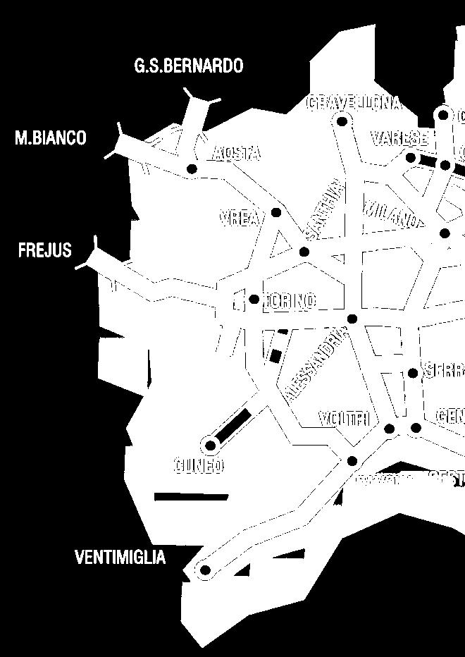 km 86+435 A55 Tangenziale nord di Torino dal km 3+200 al km 4+400 (dal 5 al 20 agosto) Legenda: Per ogni cantiere sono indicate tratto autostradale e località interessate I