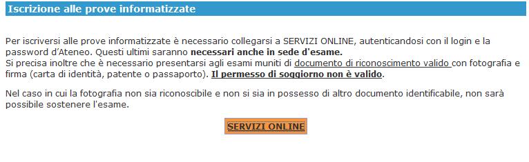 Nel caso in cui la fotografia non sia riconoscibile e non si sia in possesso di altro documento identificabile, non sarà possibile sostenere l'esame. 3.