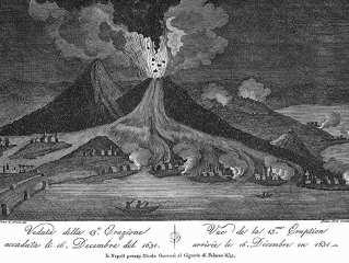 16-17 dicembre 1631 Eruzione esplosiva di tipo subliniana Prodotti di caduta piroclastica in direzione E e NE.