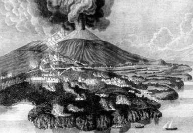 15-24 giugno 1794 Eruzione mista Le lave verso Torredel Greco e in parte Ottaviano.