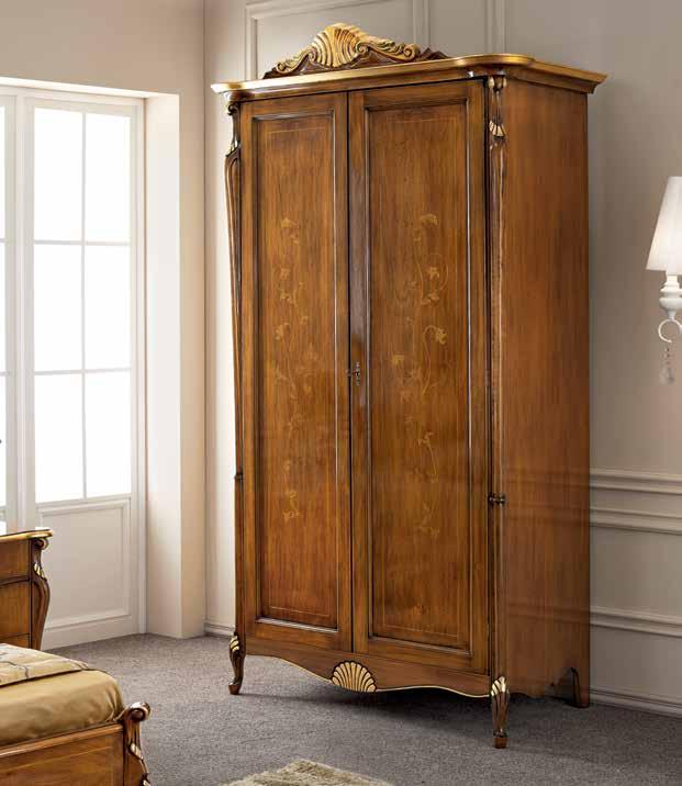 interna Wardrobe 4 doors with crown and inside