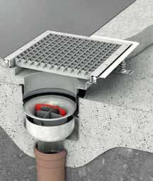 Vasca Inox per pavimentazioni in vinile Pozzetto senza flangia Pavimento in resina epossodica Pavimento in vinile Riempimento in NBR