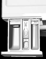 Uso di detersivi liquidi Se l'elettrodomestico contiene un contenitore per detersivo liquido: Posizionare il contenitore del detergente liquido nel comparto n. 2.