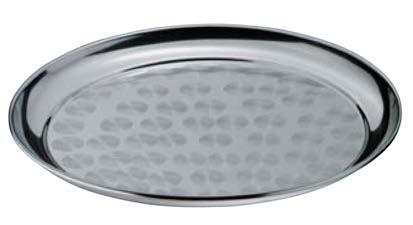 0,9 0,9 4,00 6,40 8,25 10,00 17,15 31,50 38,20 47,00 Vassoio rotondo Round tray art. cm.