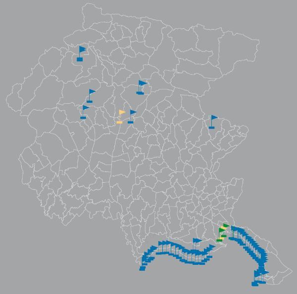 qualità eccellente : 61 siti regionali qualità buona : 3 siti regionali Marina Nova - Comune di Monfalcone; Lido di Staranzano - Comune di