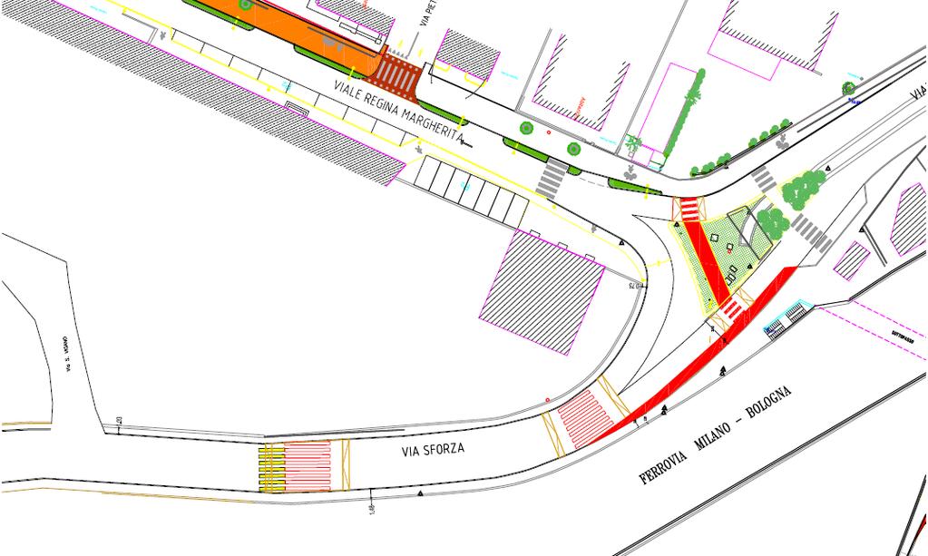 interventi di moderazione del traffico e messa in sicurezza dei percorsi di accesso al