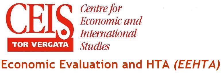 Prof. Francesco Saverio Mennini Research Director Economic Evaluation and HTA (EEHTA),CEIS, Faculty of Economics,University of Rome «Tor Vergata» Institute for Leadership and