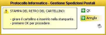 Stampa avviso di ricevimento Questa stampa è accessibile sia dalla maschera di gestione sia da quella di dettaglio.