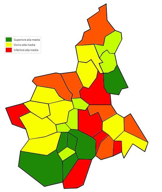 Borgosesia Le aree marginali individuabili dal