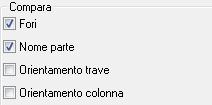 Il comando Marca serie di oggetti selezionati consente di marcare tutte le parti con lo stesso prefisso dell'assemblaggio. Per marcare le barre di ancoraggio e le colonne: 1.