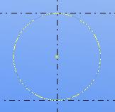 Selezionare un punto per definire il centro del cerchio. 3. Selezionare un altro punto per definire il raggio.