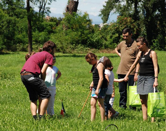 giochi di una volta, ha tenuto 5 tappe del percorso e i contatti per la visita alle cascine Bucchi e san Giuseppe, ha fornito i premi per la caccia al