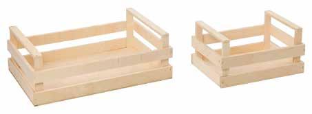 CASSETTE LEGNO GASTRONORM 124063 - CASSETTA GN 1/1 CM 53X32,5 H 10 124064 - CASSETTA GN 1/2 CM 32,5X26,5 H 10