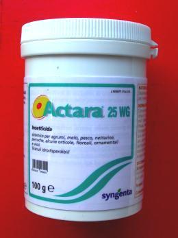 Actara: scheda tecnica su vite Composizione Thiamethoxam 25% Formulazione Classe tossicologica Granuli