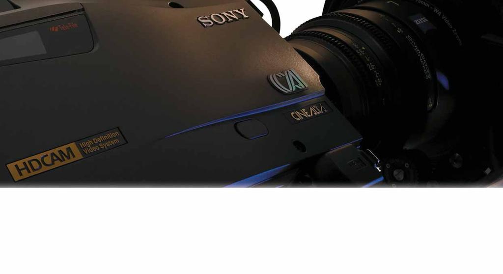 L'ARTE DI RIPRENDERE Il sensore CCD a scansione progressiva che rappresenta il cuore dell'hdw-f900r rappresenta un'evoluzione significativa della tecnologia dei CCD HAD di Sony.