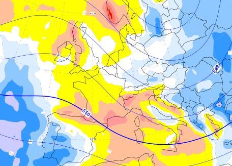 Previsione precipitazioni in Lombardia, bilancio settimanale Settimana prossima (20 26/11)
