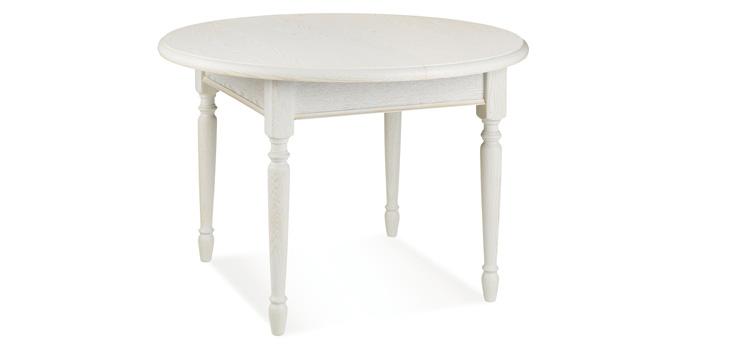 stile stile Tavolo Stile rotondo con gambi torniti, piano il laminato sp.4 Stile round table with shaped legs and th.