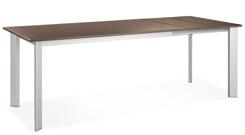 plano sea Tavolo Plano allungabile piano sp. 2 in laminato, struttura finitura alluminio anodizzato Plano extendable table, th.